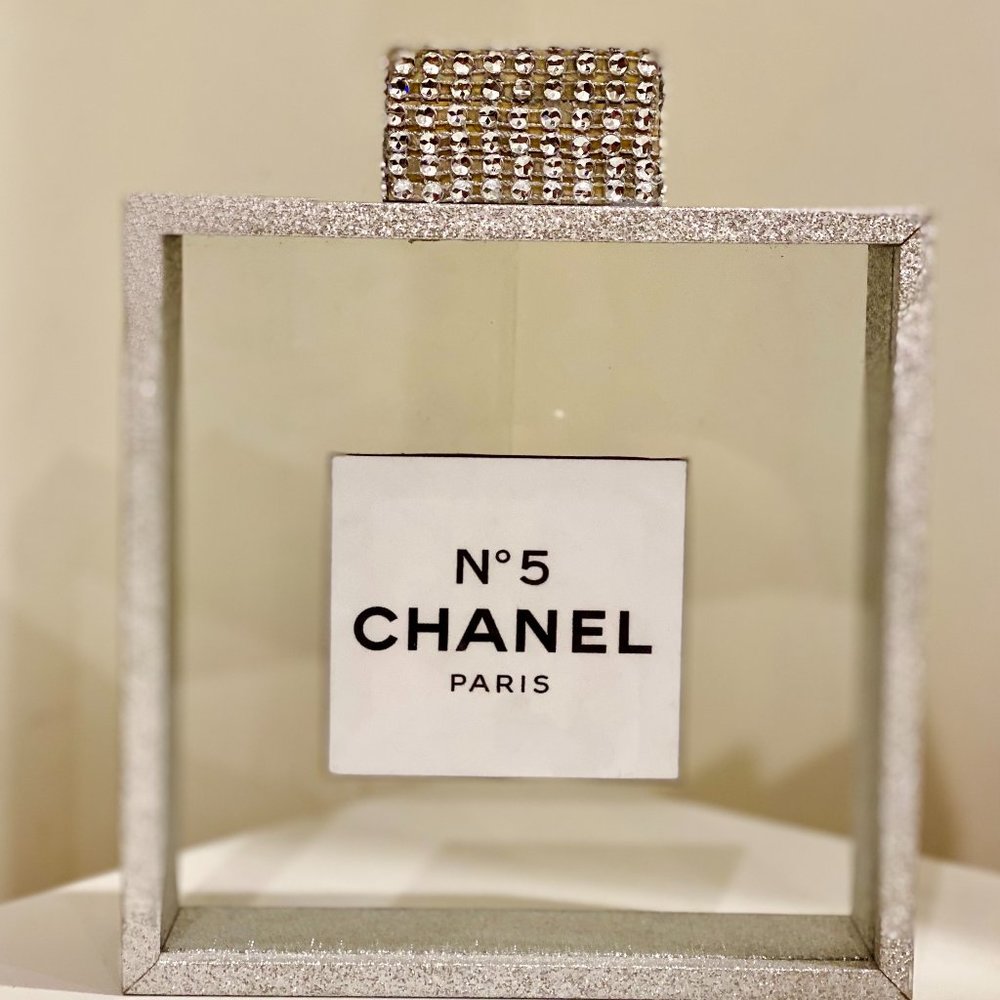 Perfum Bottle Inspiring Classy Elegant - Size: 5" x 5"